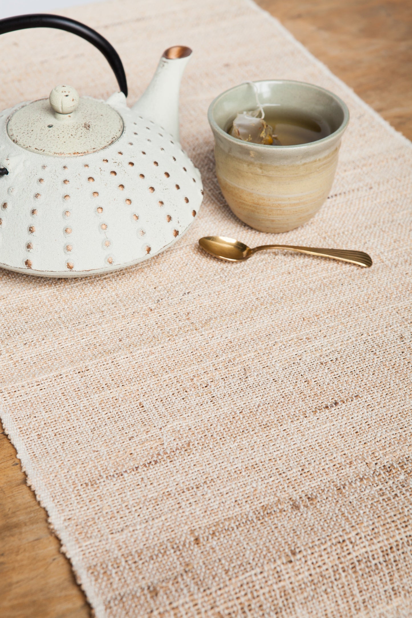 Handwoven Banana Fiber Table Runner | 72″ × 13″ | Fair Trade | TABLE CLASSICS
