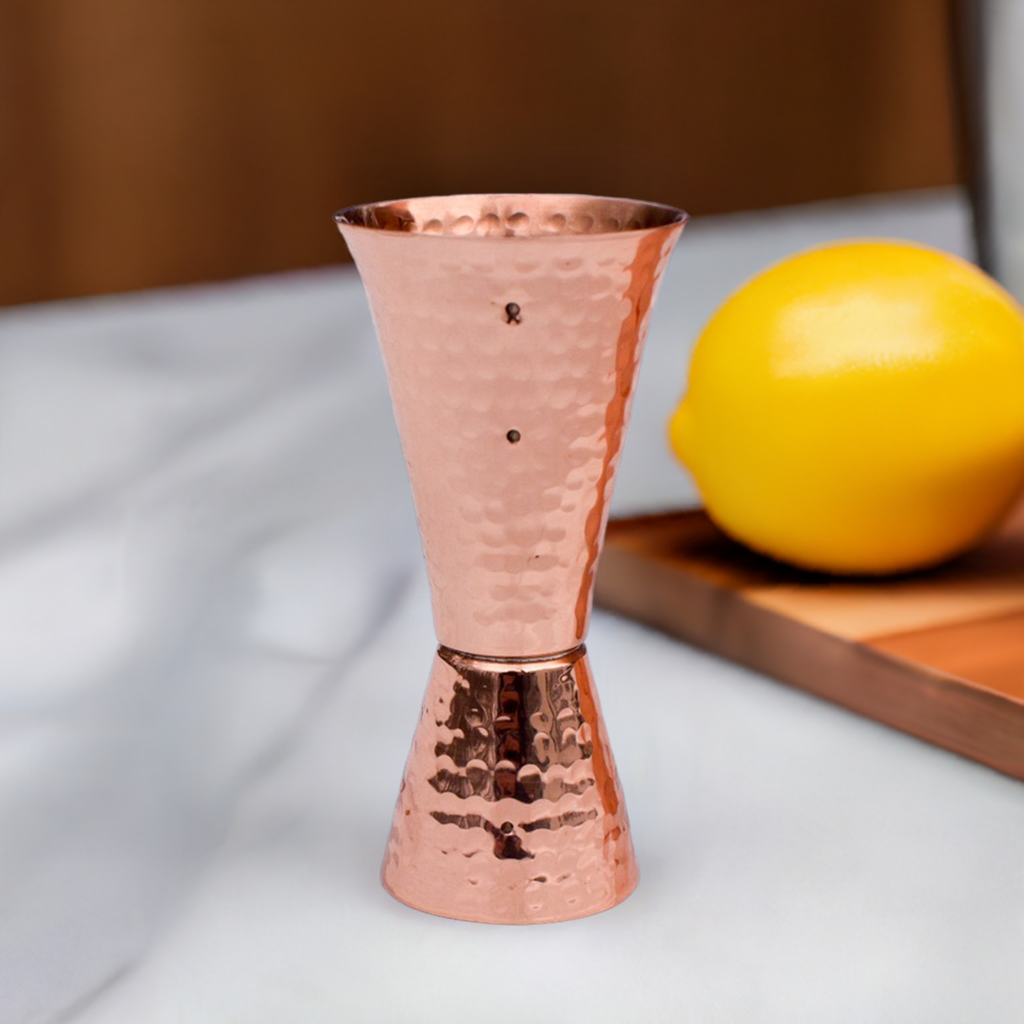Premium Hammered Copper Double Sided Jigger (Gift Box)