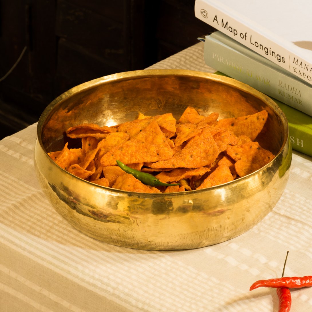 Nacho Bowl – Handmade Brass Bowl for Snacks