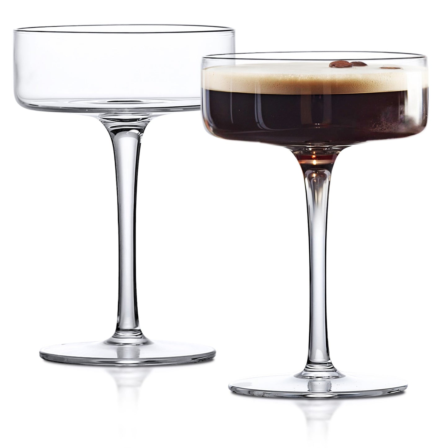 Clear Cocktail Martini Coupe Glass