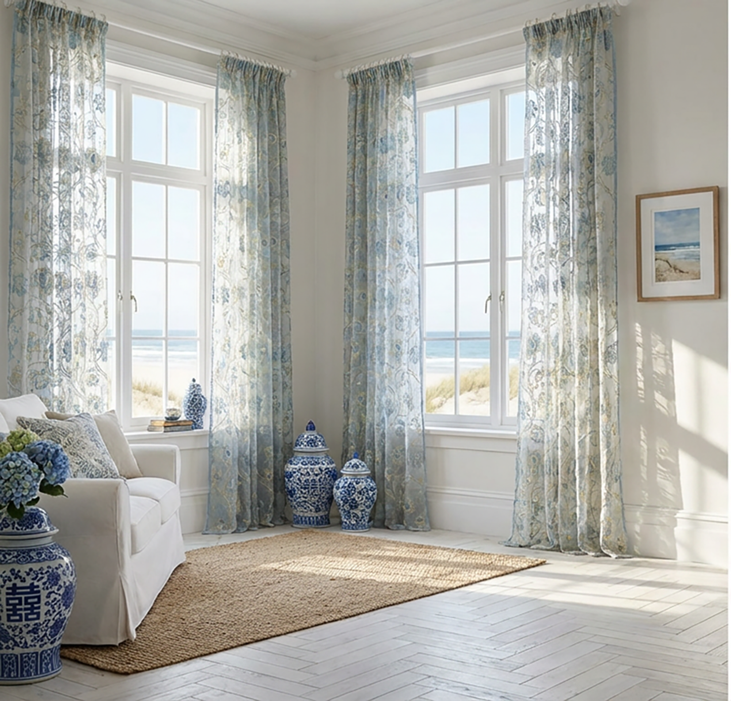 Premium Sheer Panels: The Springtime