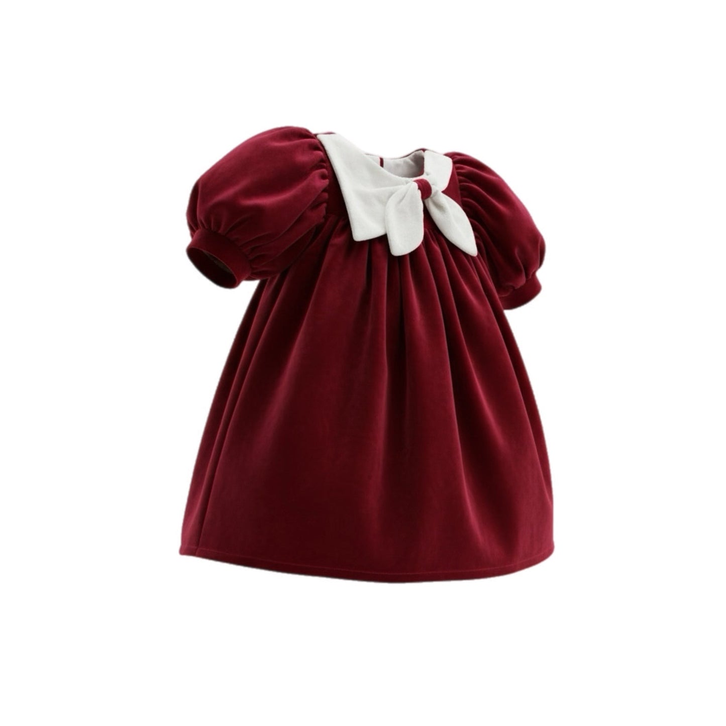 Rosemoor Dress |  Winterberry Red  Cotton Velvet