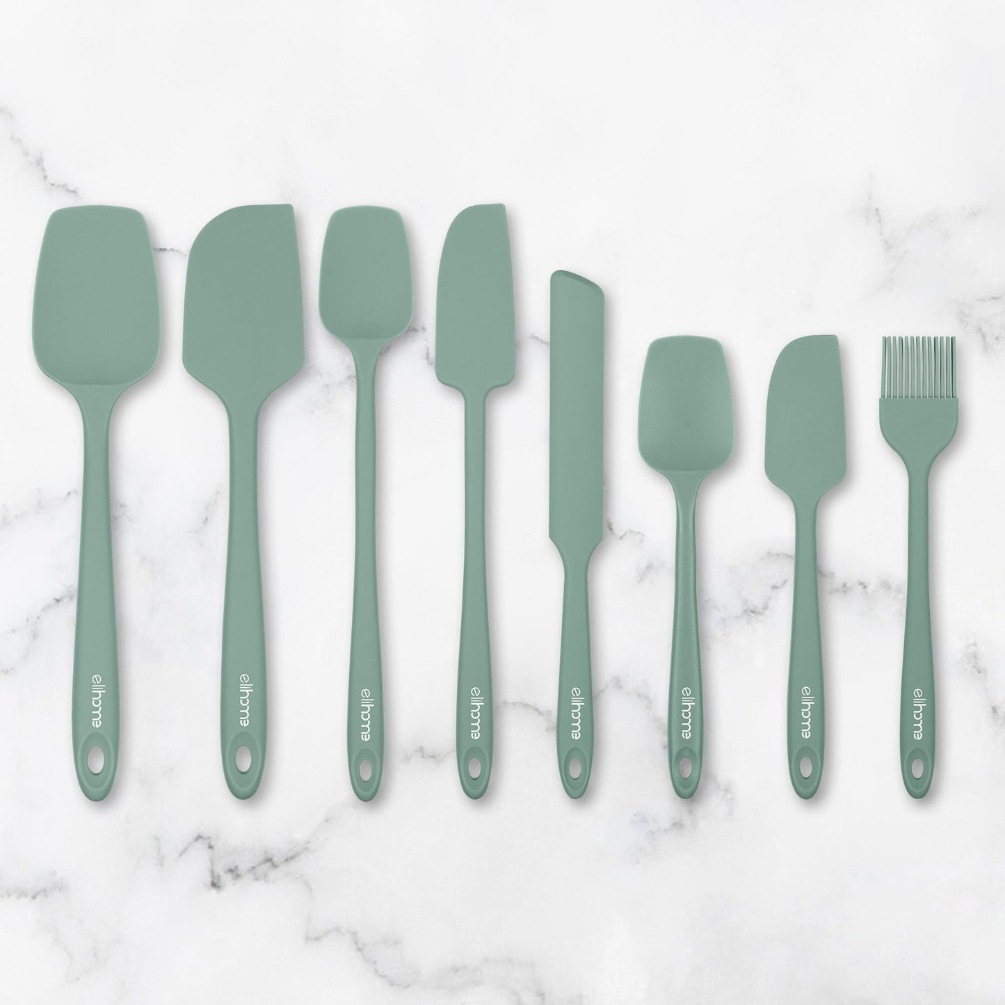 3 Piece Silicone Spatula Set - Red