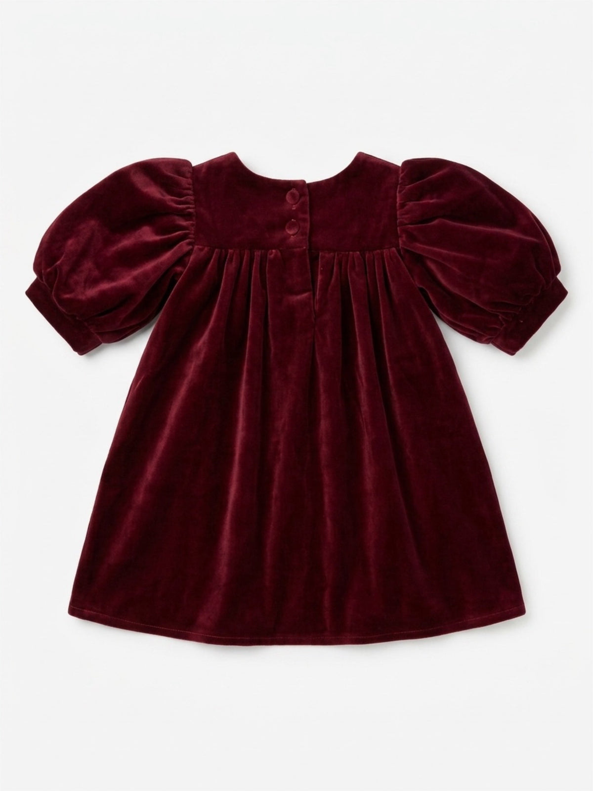 Rosemoor Dress |  Winterberry Red  Cotton Velvet