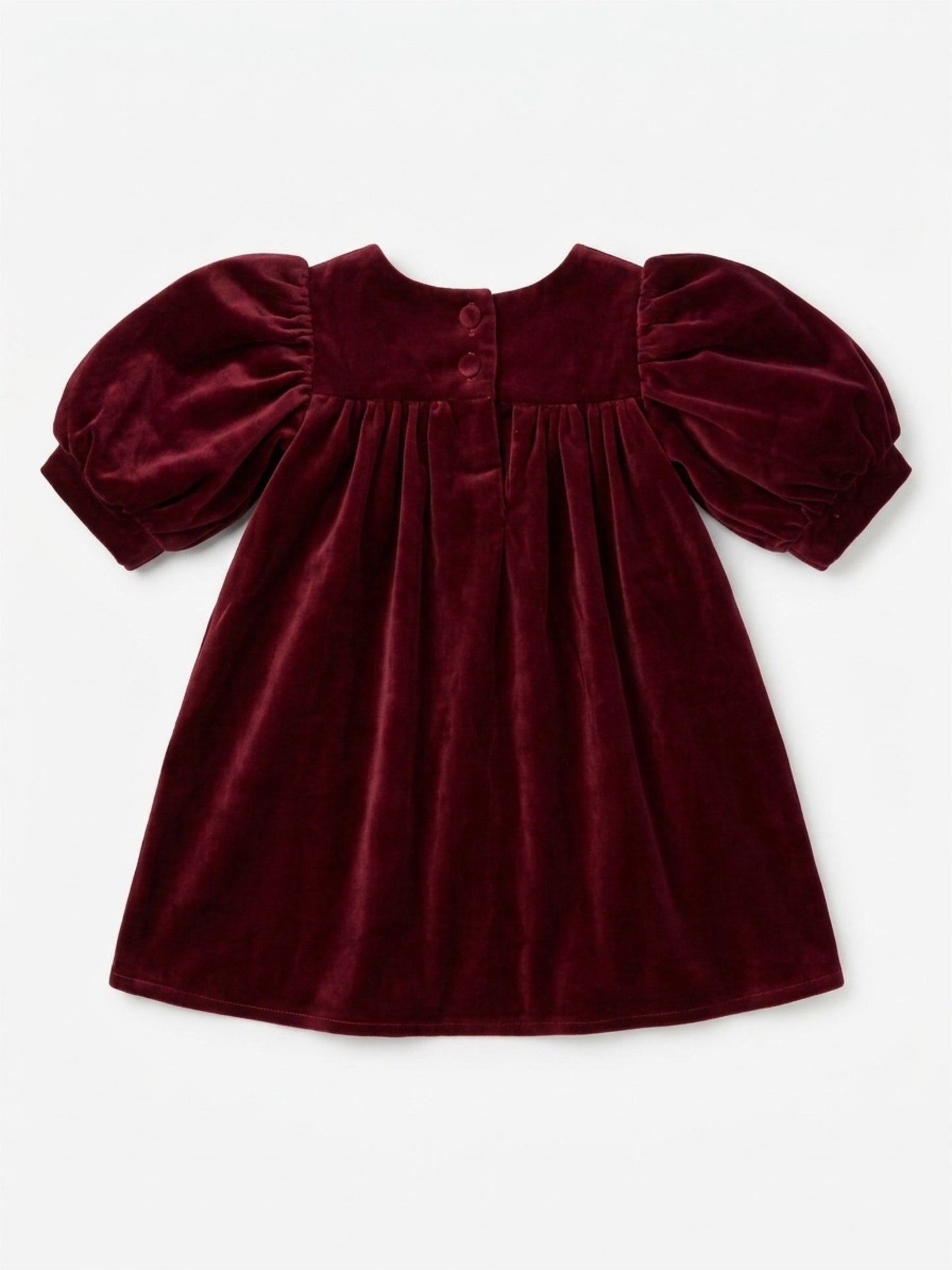Rosemoor Dress |  Winterberry Red  Cotton Velvet