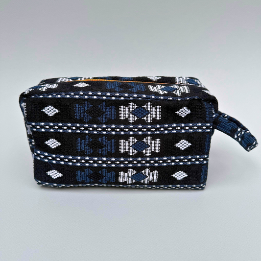 Handwoven (and Spill Proof) Cosmetic Travel Bag