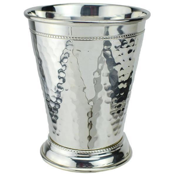 S/4 Hammered Silver Julep Cup