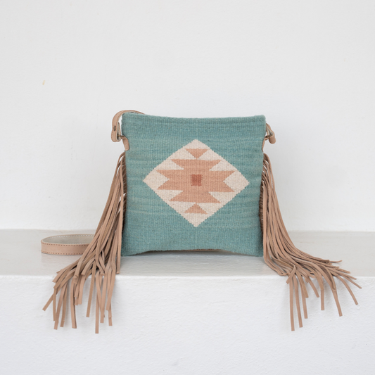 Flor de Cielo Fringe Crossbody