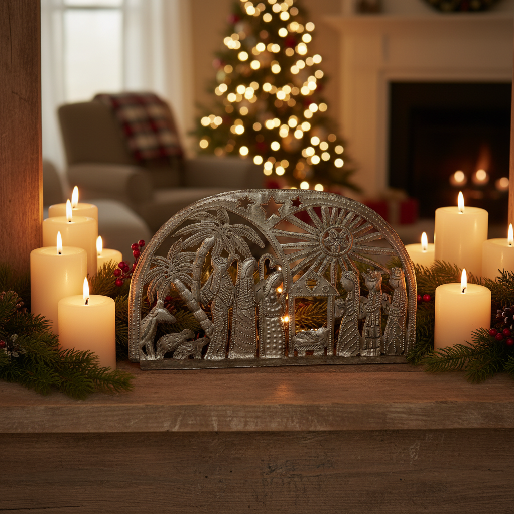 Standing Nativity Tableau