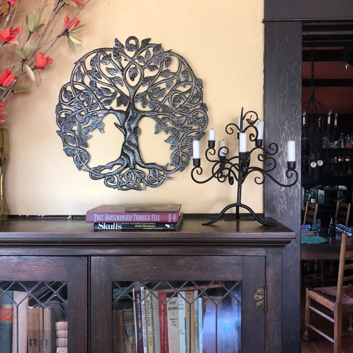 Celtic Tree of Life, Haitian Metal Wall Hanging Art 23"x 23"