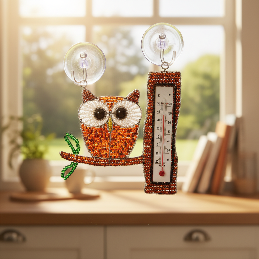 Thermometer, Owl (Set of 2)