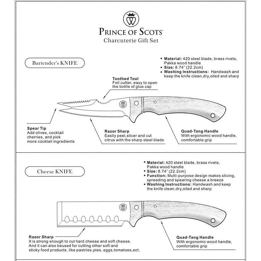 Prince of Scots Charcuterie Set