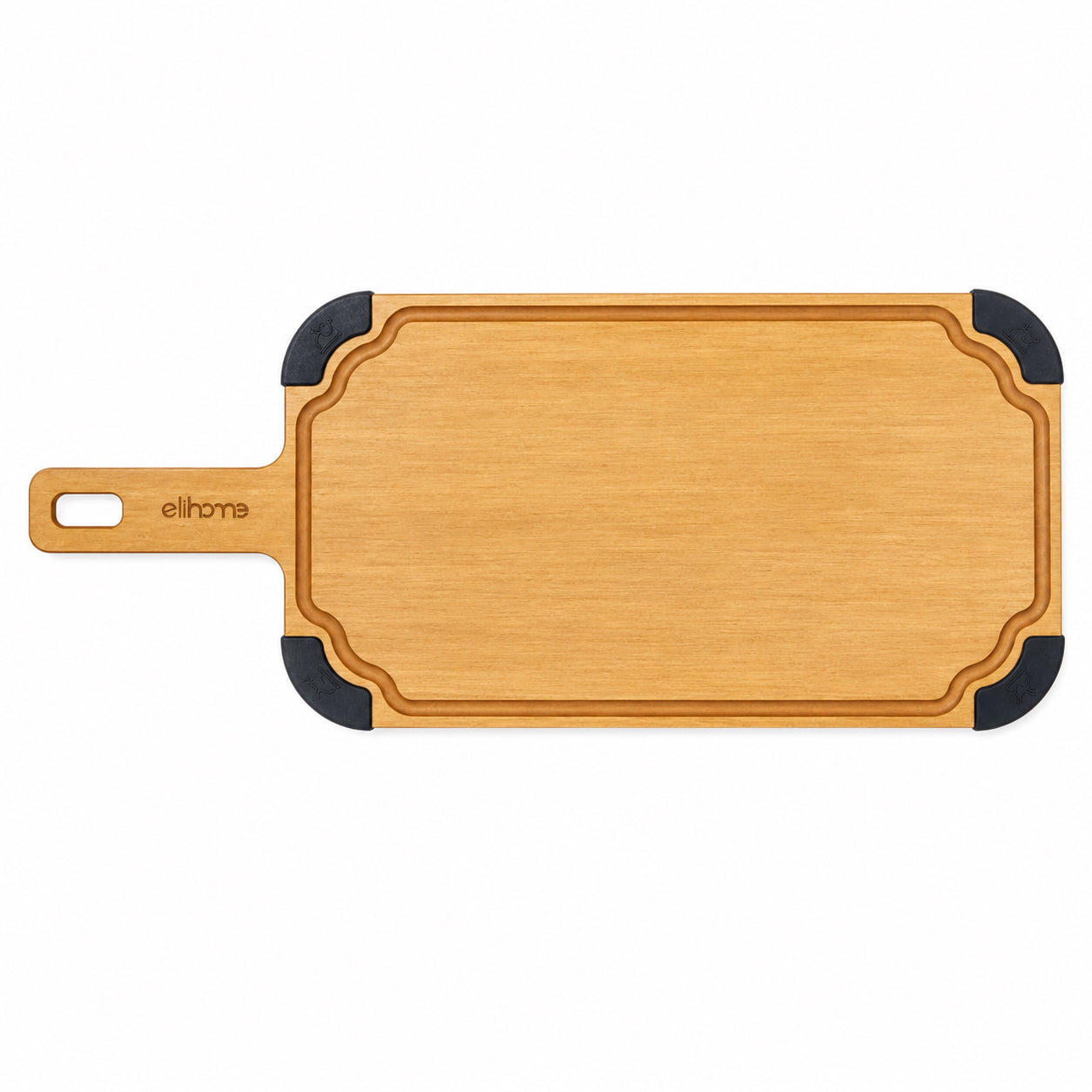 Paddle Series Cutting & Serving Board with Handle, Large 18" x 7.5"