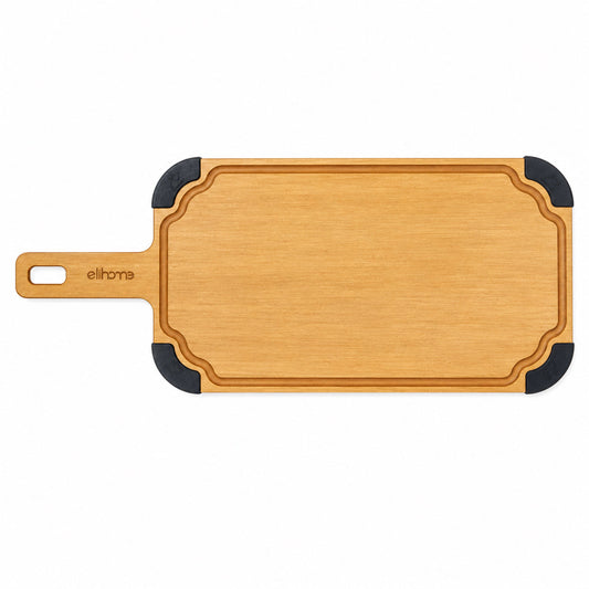 Paddle Series Cutting & Serving Board with Handle, Large 18" x 7.5"