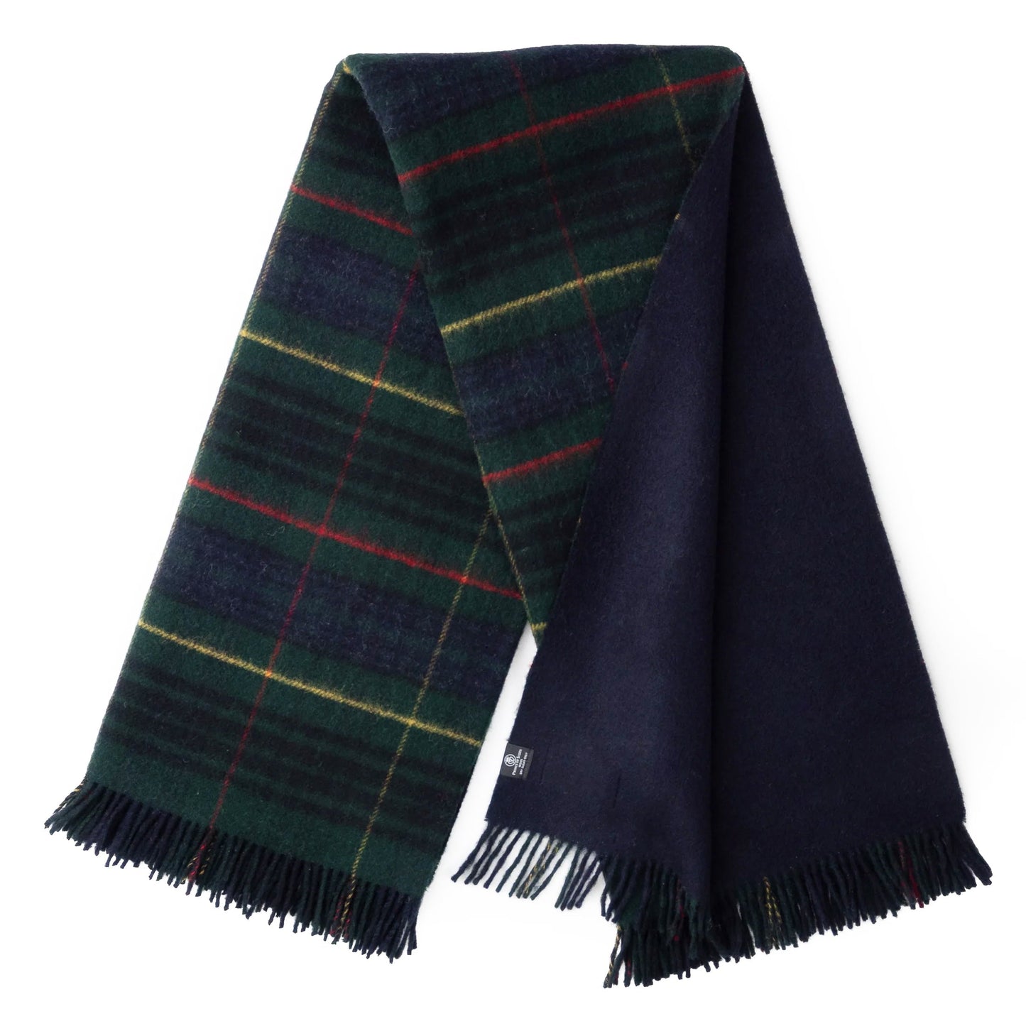 Highland Tweeds Double Cloth Reversible Throw - Hunting Stewart