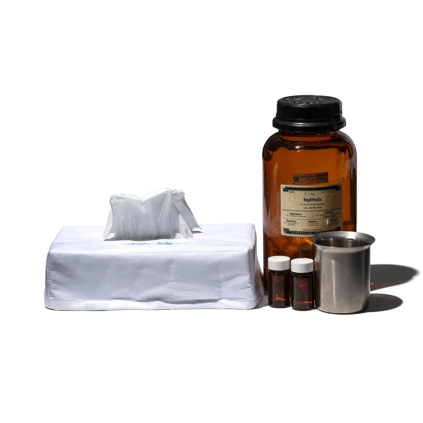 Emergency Tissue Box Cover / White