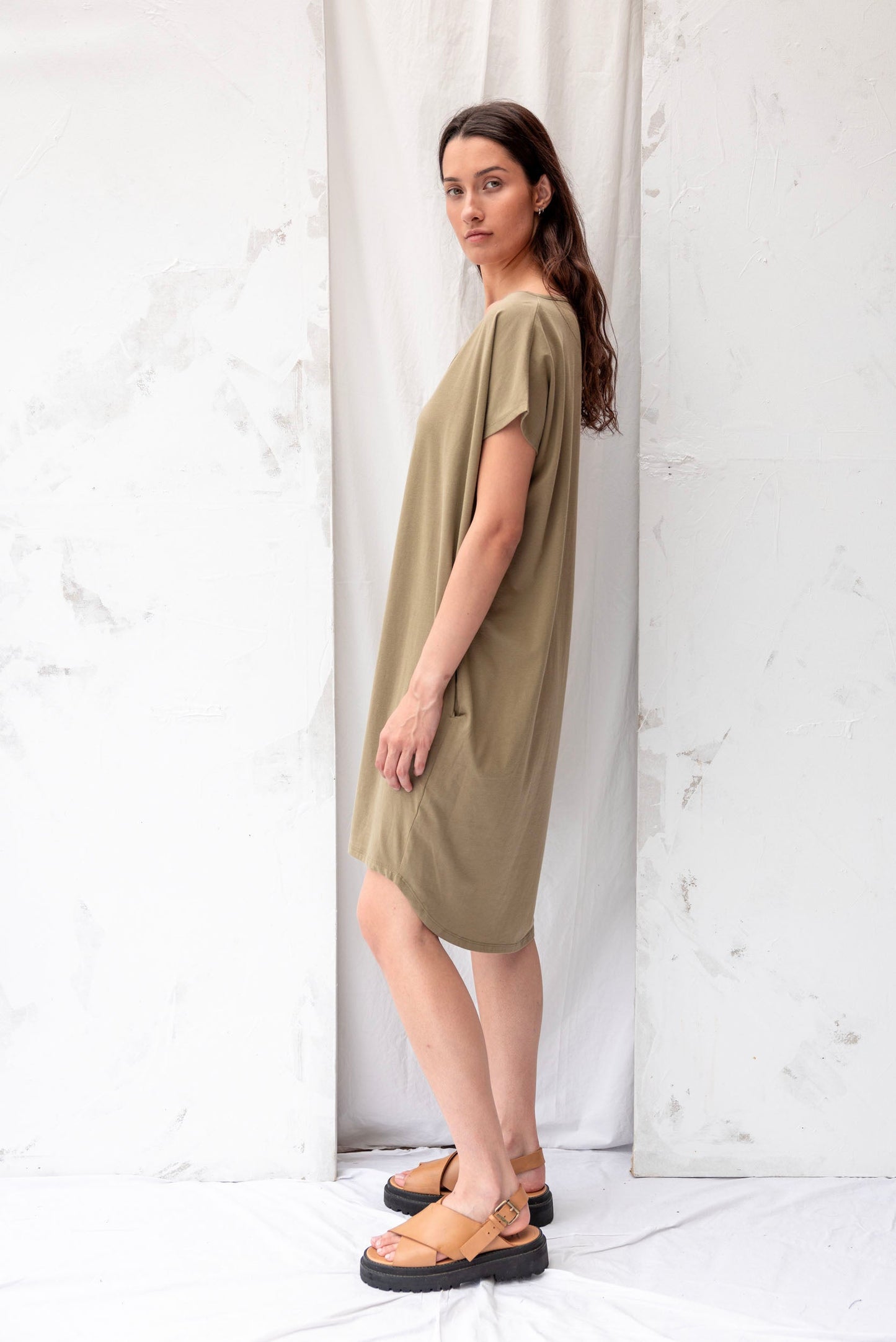 Arc Dress | Olive
