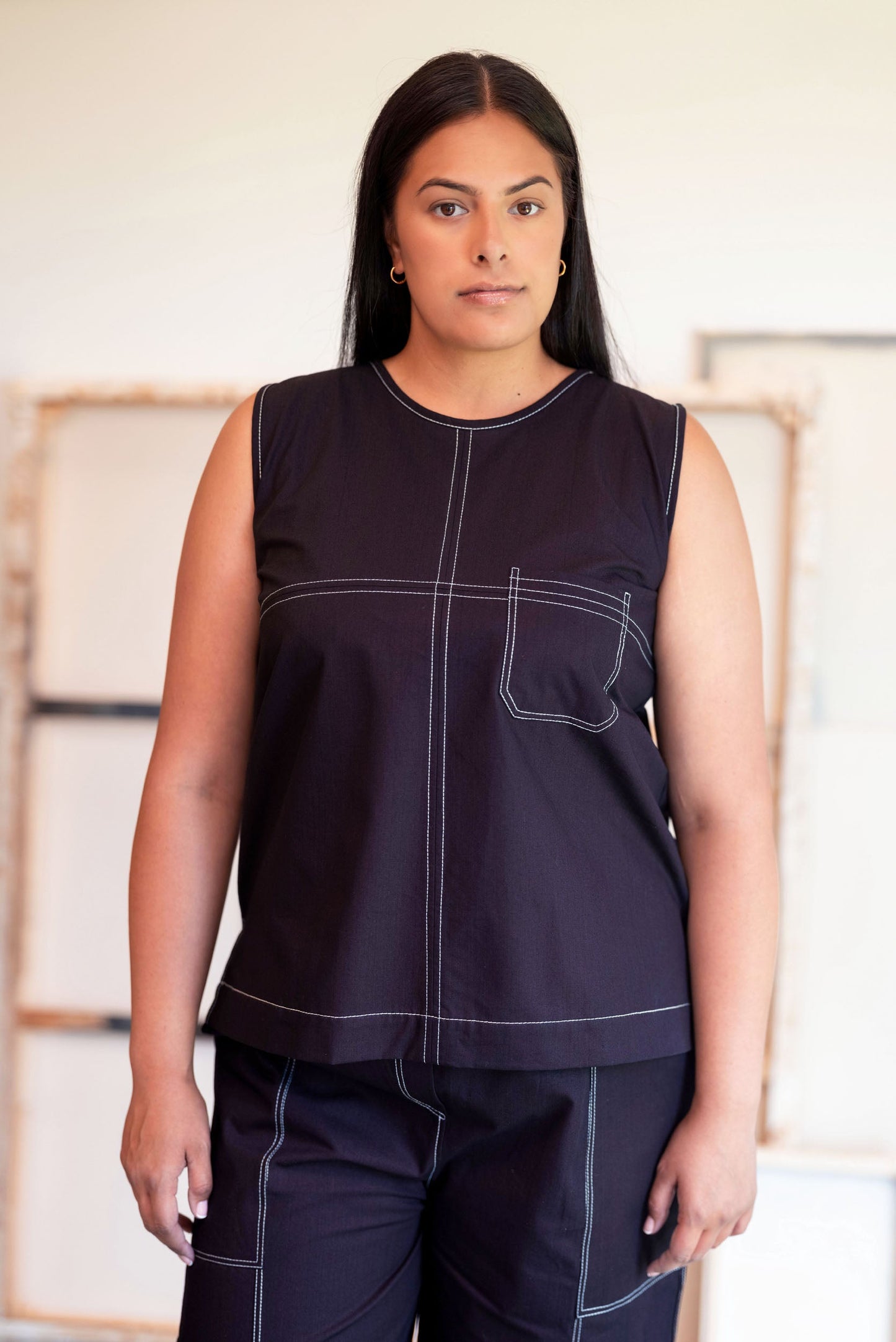 Upside Top | Indigo