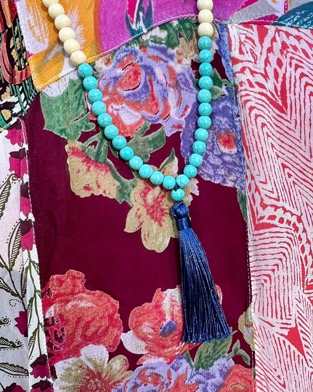 Woodstock Dreams Limited Edition Bohemian Embroidered Color Block Shrug