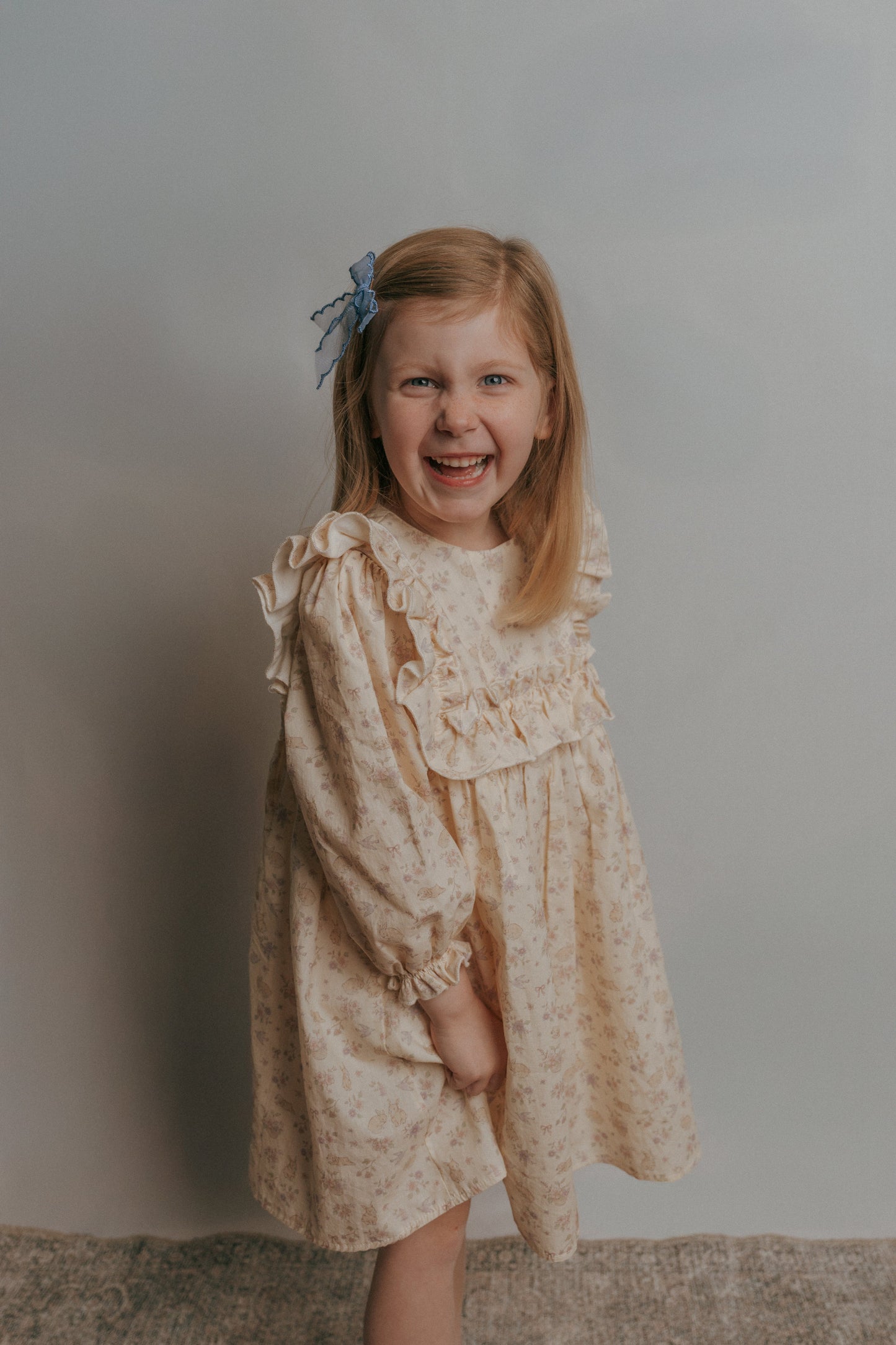 Neomi Dress - Woodland Bunny