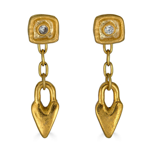 Delicate Heart Earrings