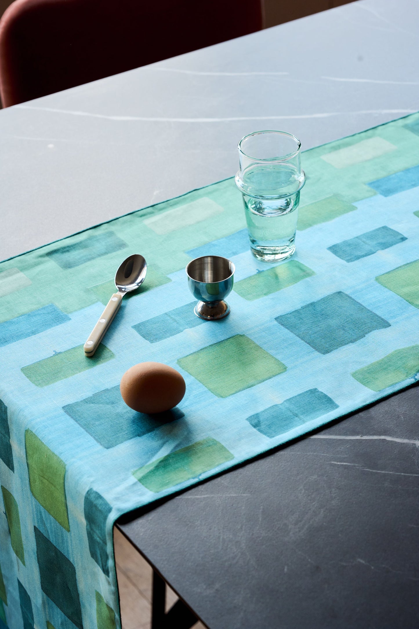 Blue Tapestry Runner