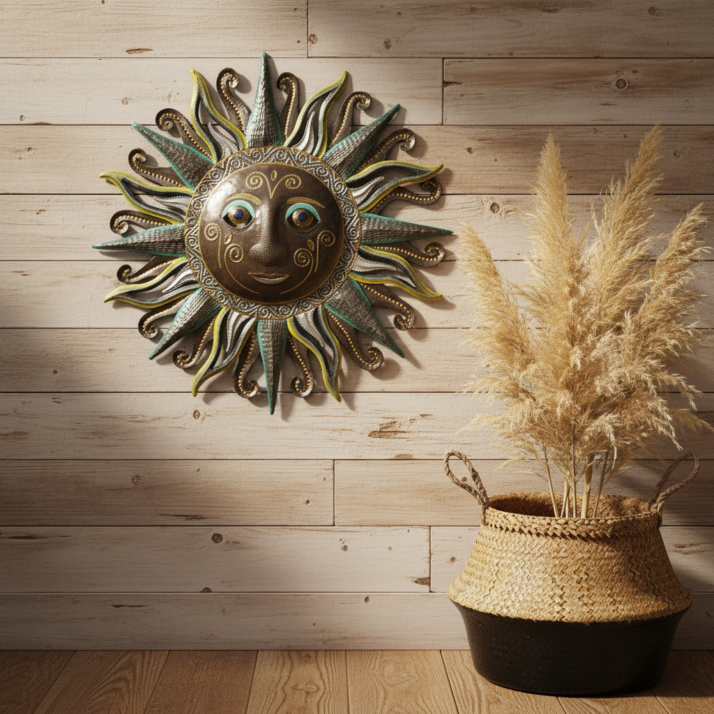 Painted Polar Sun Face