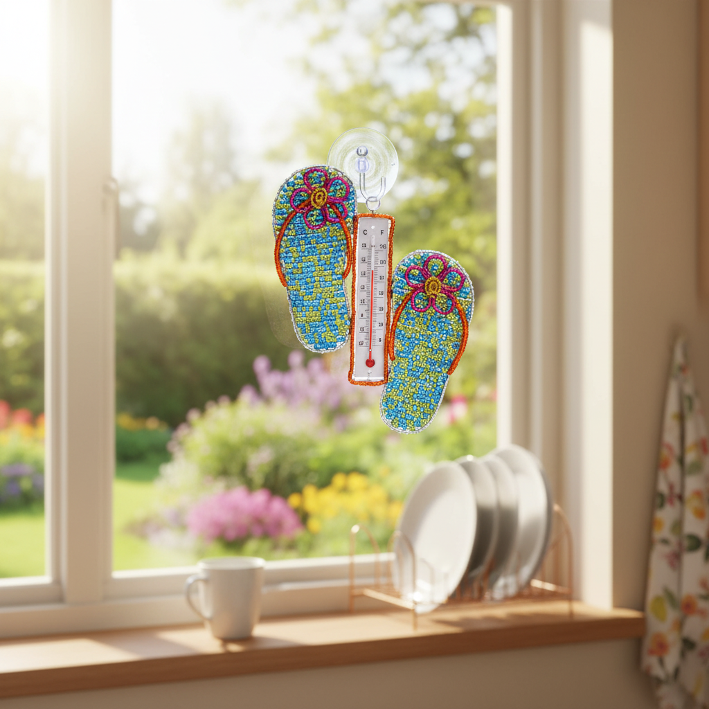 Thermometer, Flip Flop (Set of 2)