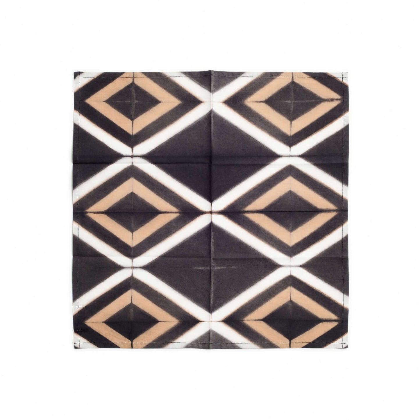 Tisa Hand Crafted Shibori Print Cotton Table Napkin ( set of 4 )