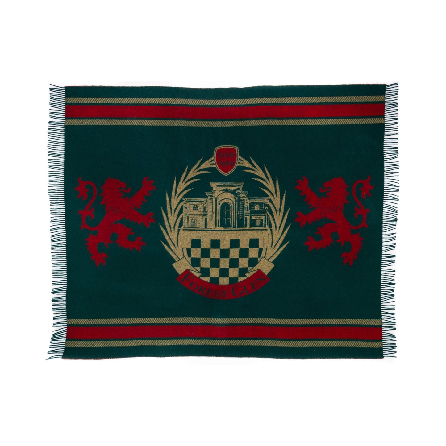 The Forest Glen Club Throw – Extra-Fine Italian Merino Wool