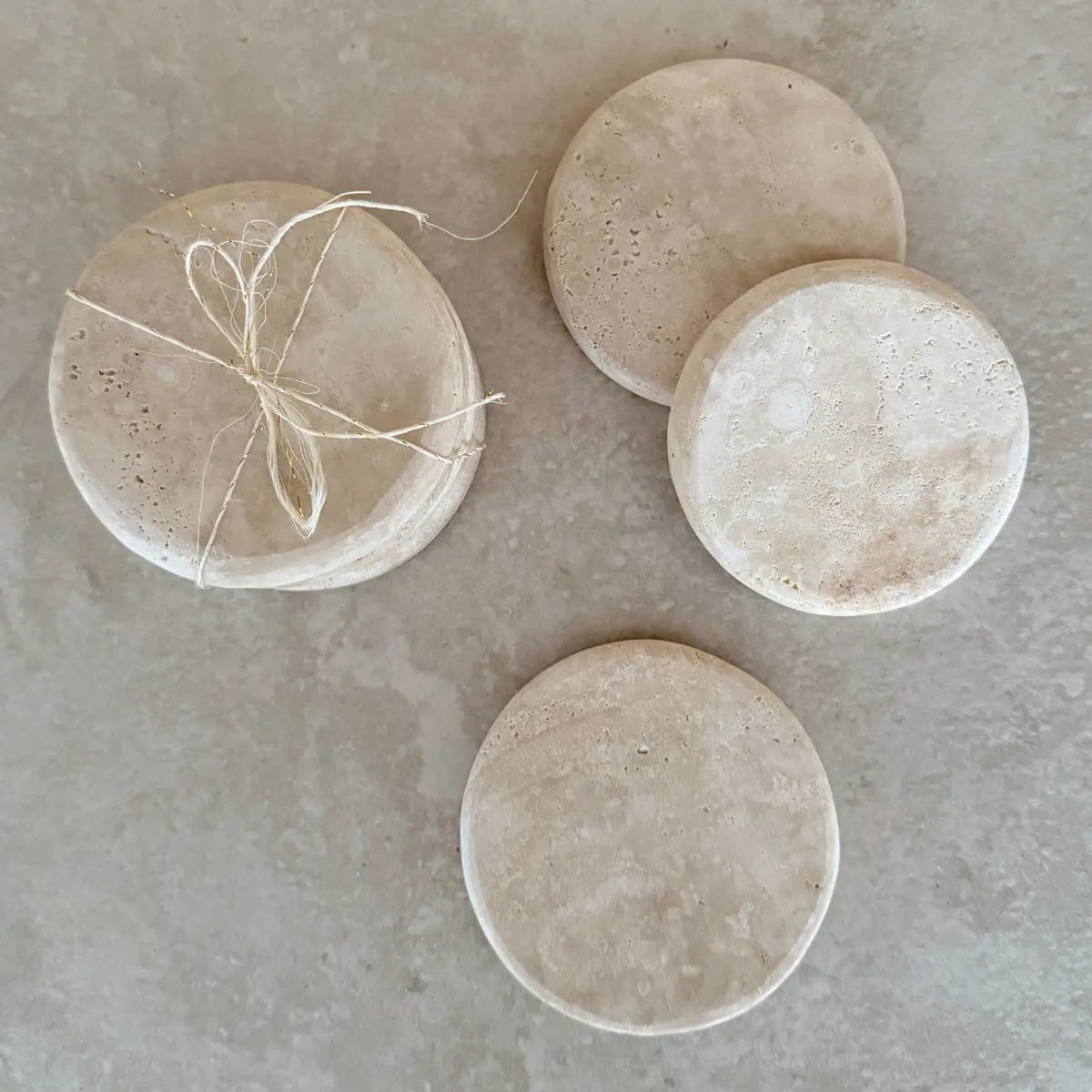 S/4  Marble Coasters