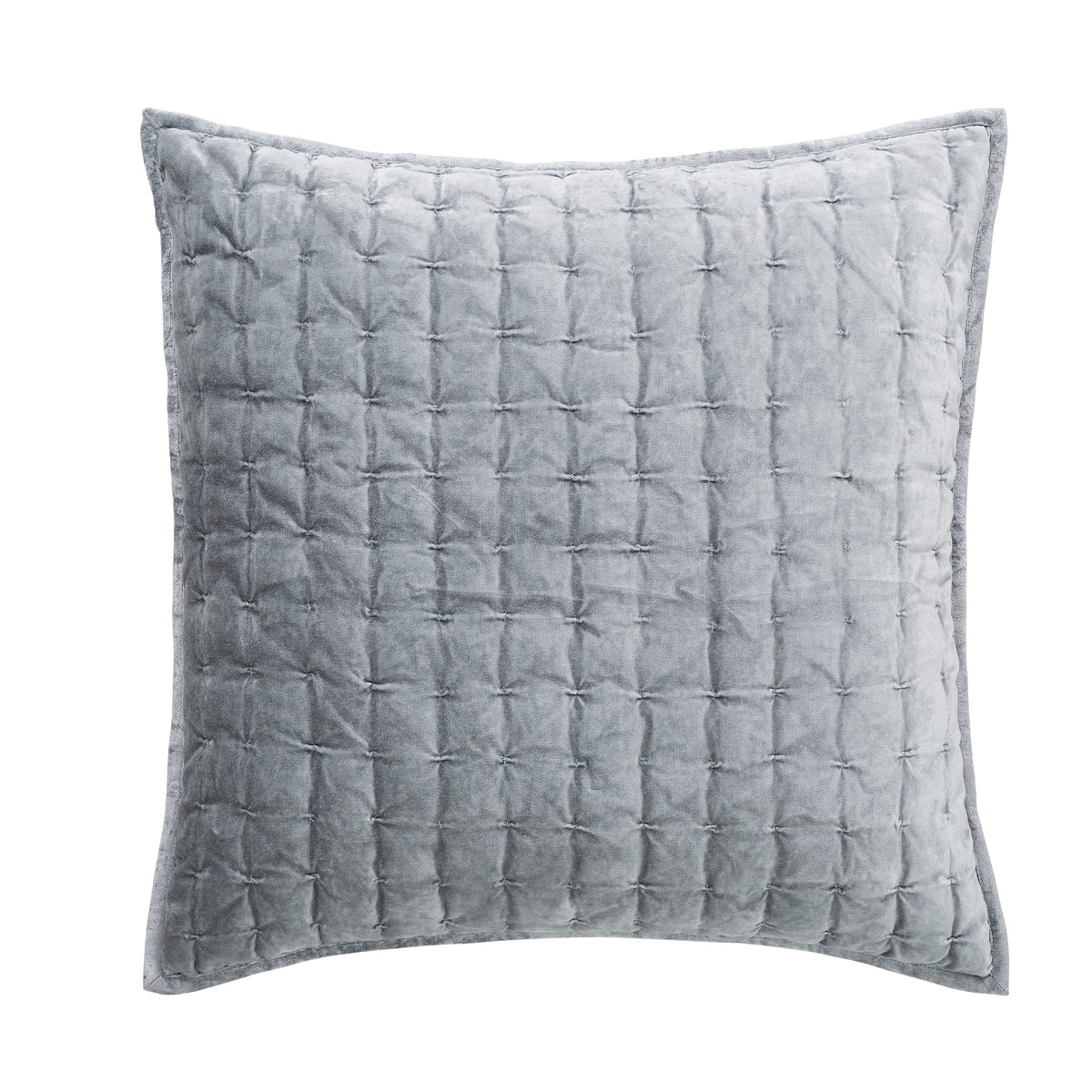 Luna Hand Pinched Velvet Quilt Sham