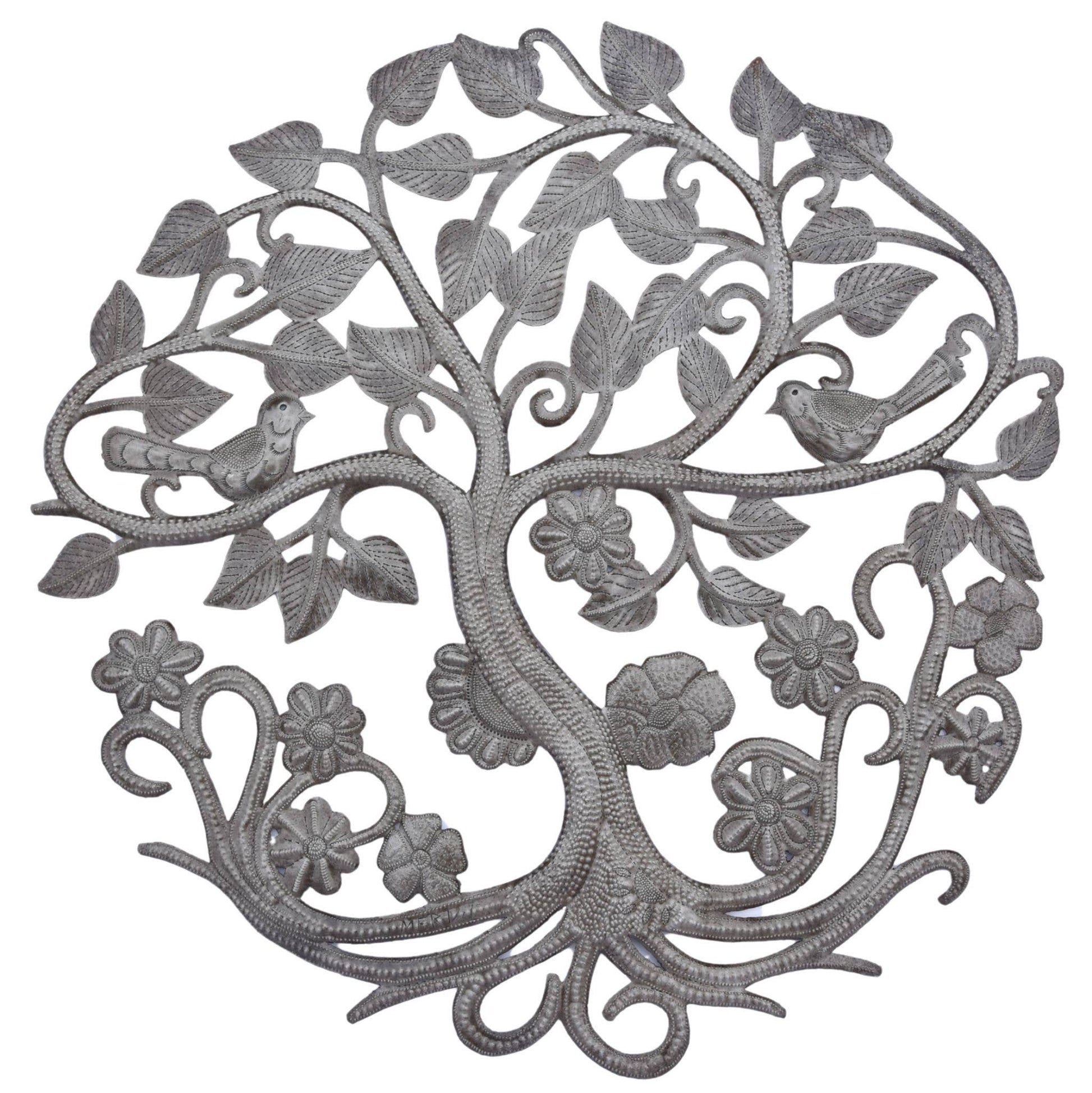 23" Tree of Life Wall Art Garden Design, One of a Kind