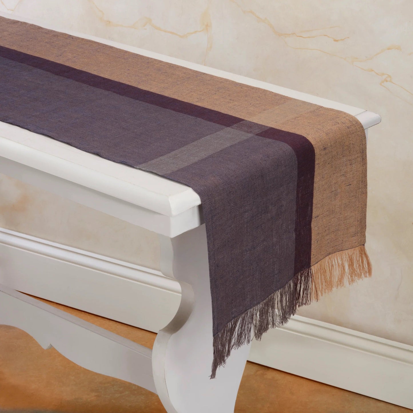 Hinterland Handwoven Linen Table Runner