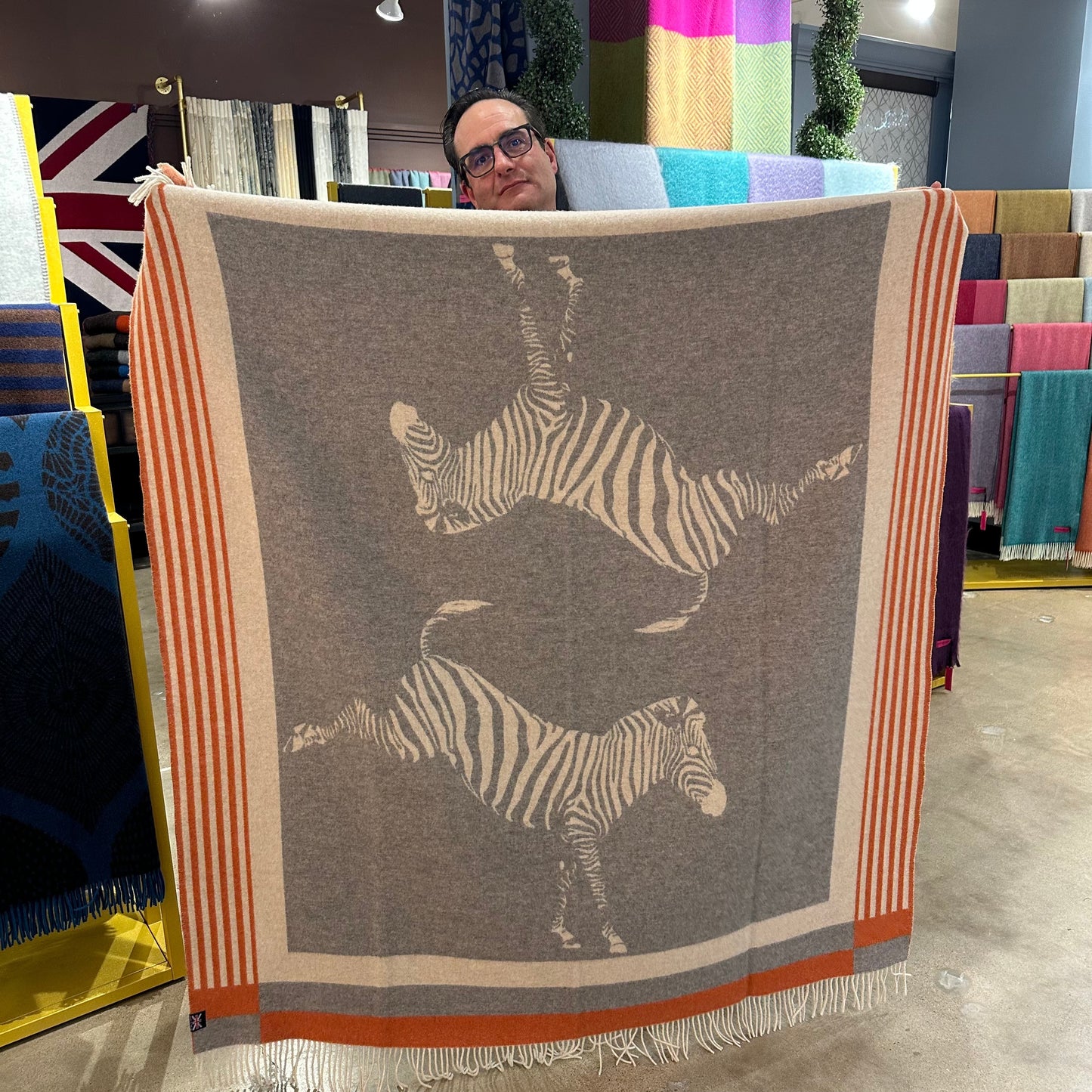 Savanna Equestrian Reversible Throw – Extra-Fine Italian Merino Wool