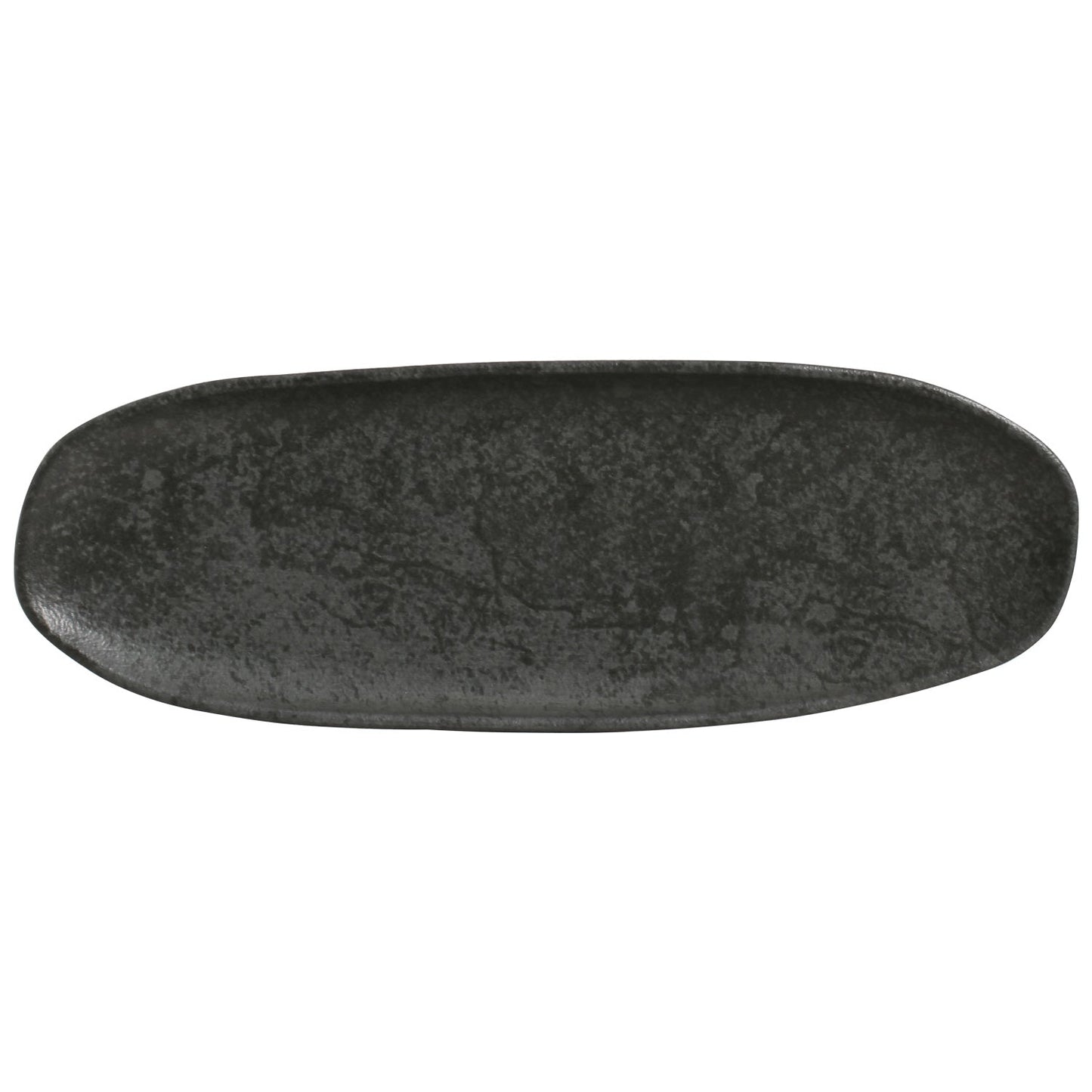 Shallow Organic Oval Platter Large Set of 4