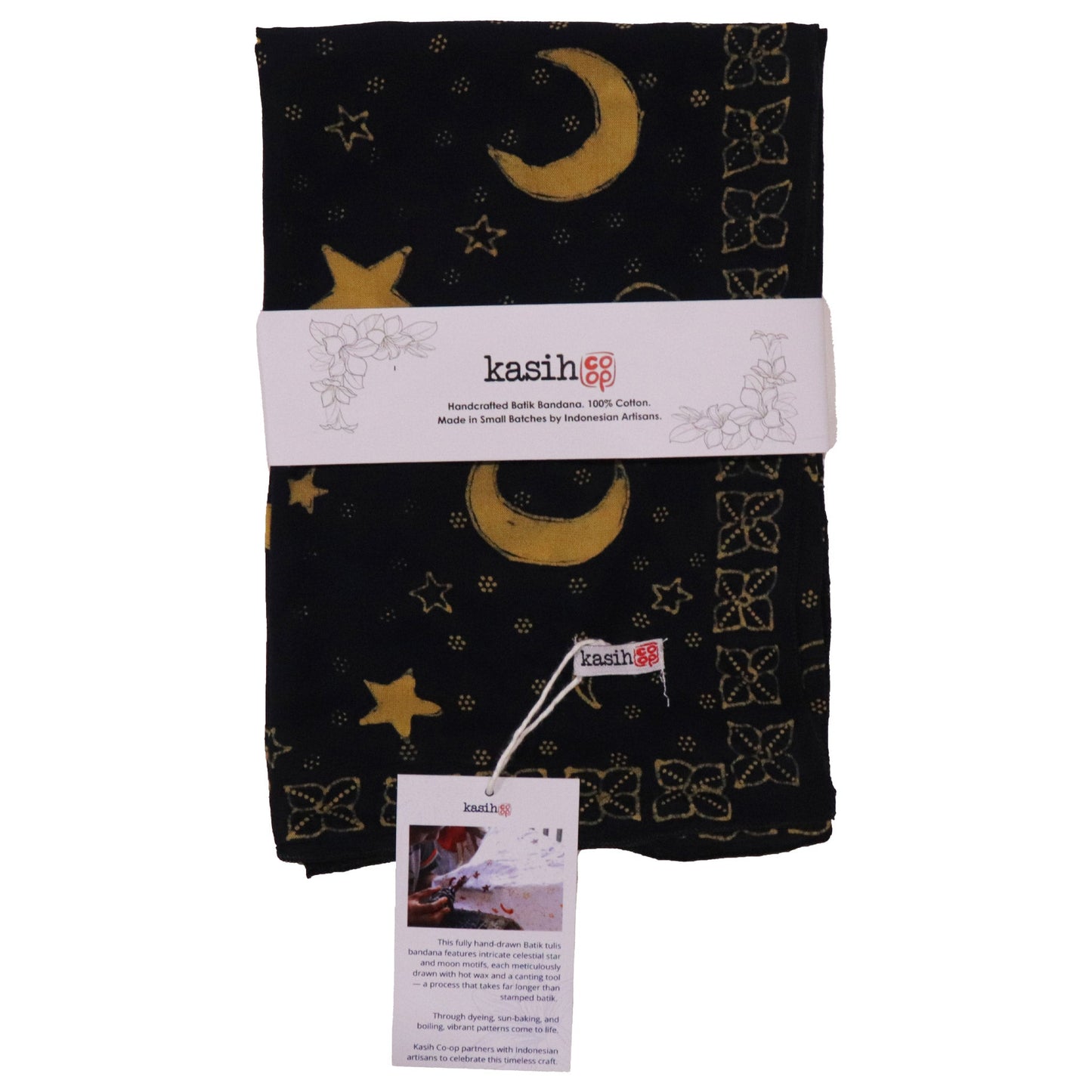 Full Hand Drawn Batik Tulis Bandana