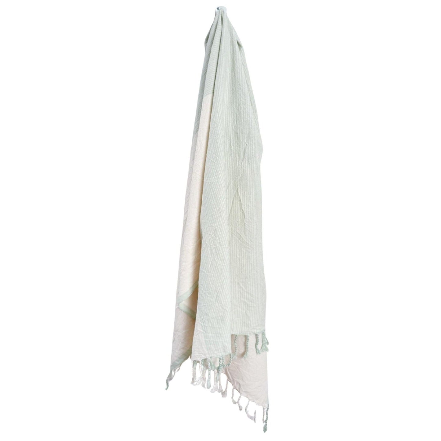 Sage Ivory Tonal Towel