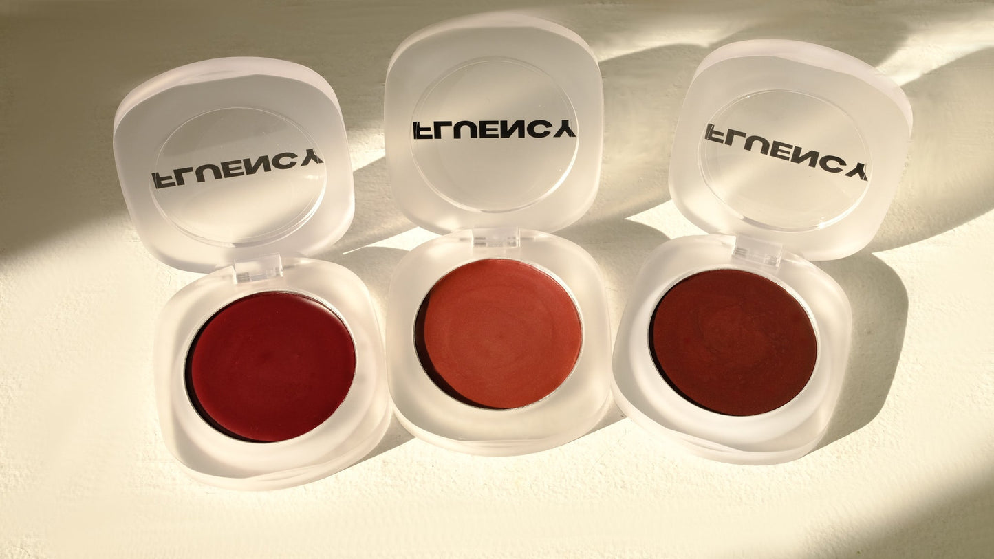 Vegan Cream Blush Palette for Cheeks & Lips