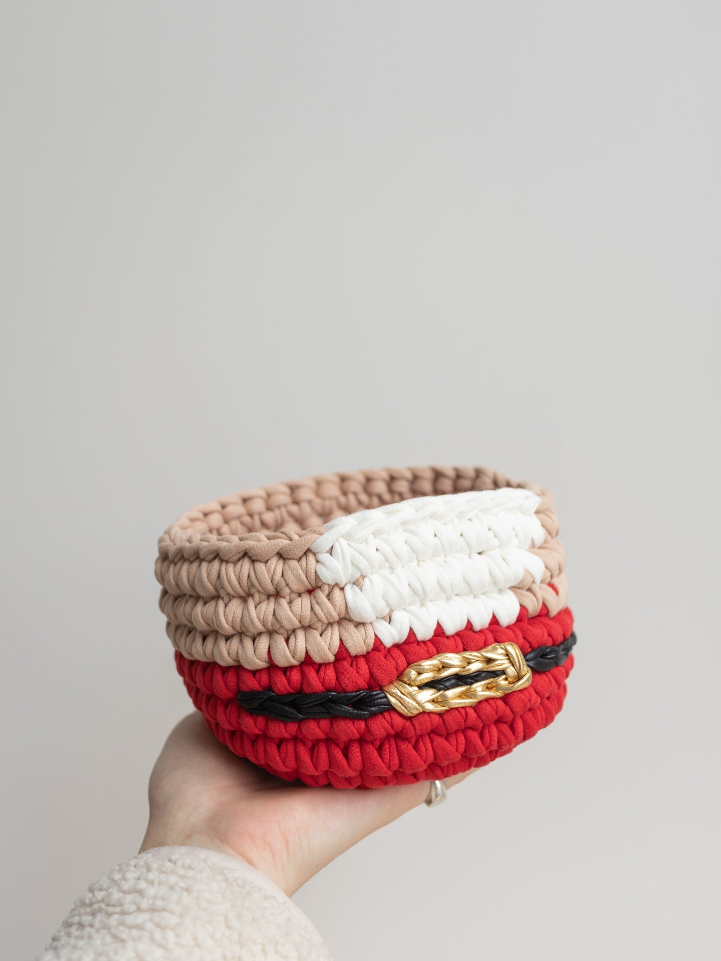 Christmas Deer and Santa Baskets