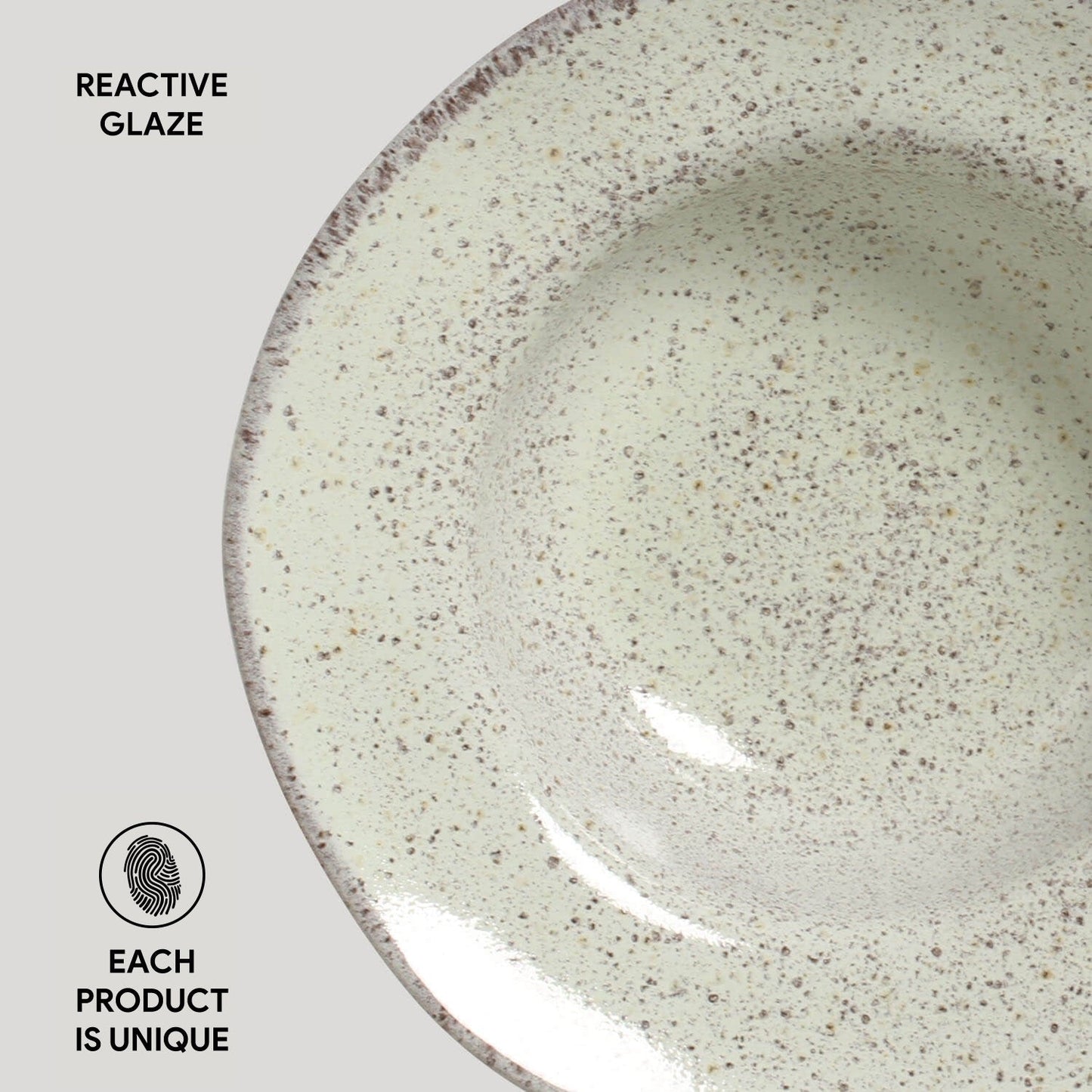 Dessert/Deep Rim Plate Set of 4