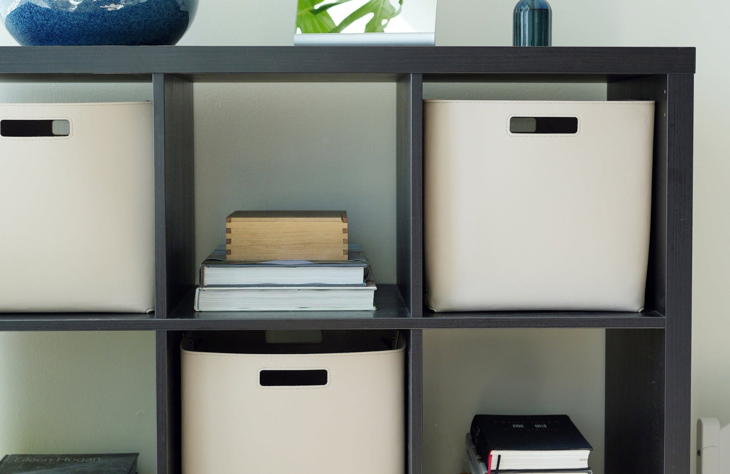 Set of Felt-lined Storage Basket for Cube Organizer