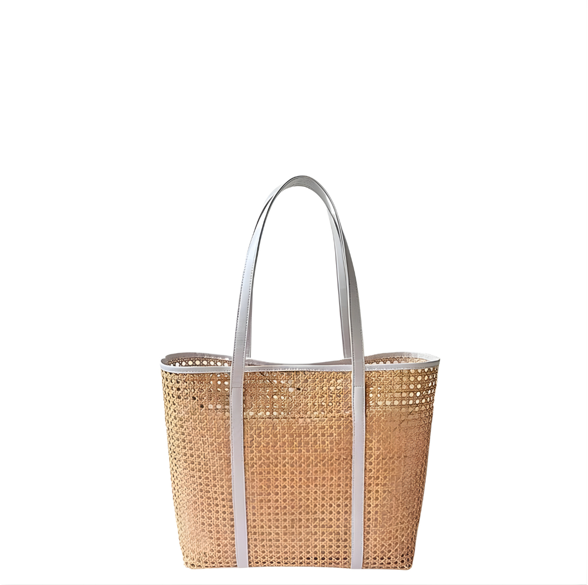 Eleanor Maxi Wicker Tote