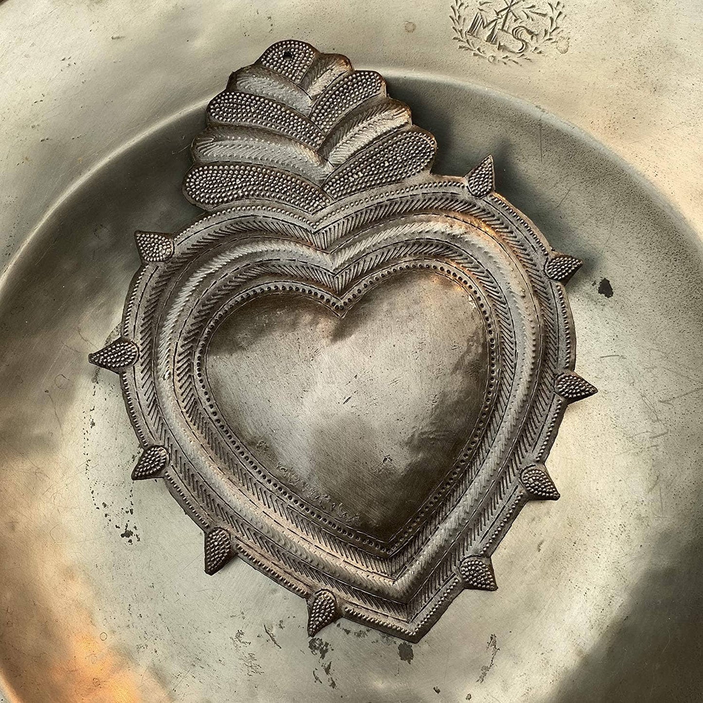 Heart, Inspirational Wall Decor, Handmade Haiti 7. 25" x 9"