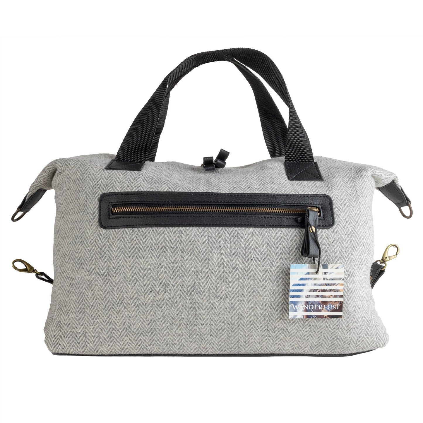 Wanderlust Highland Tweeds Weekender Bag - Silver