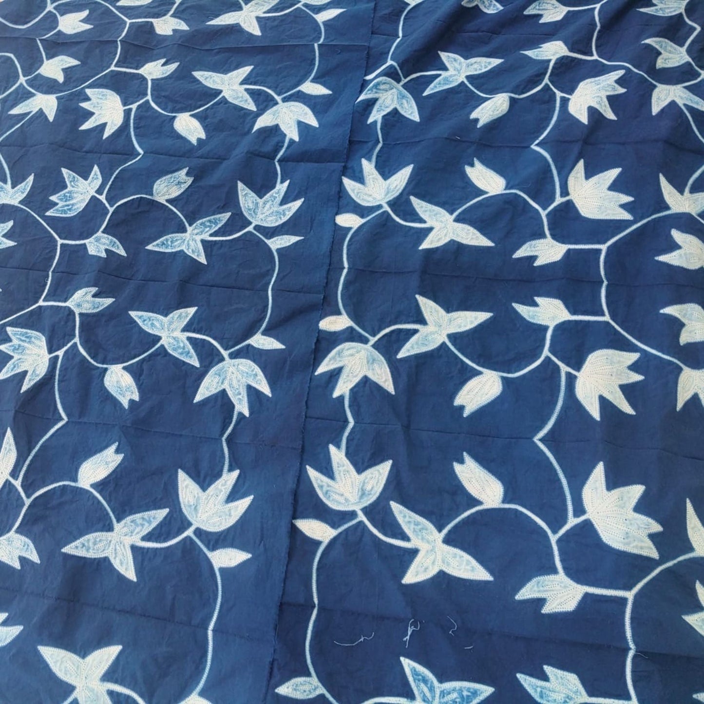 Folio Indigo Handcrafted Shibori Cotton Table Napkins ( set of 4 )