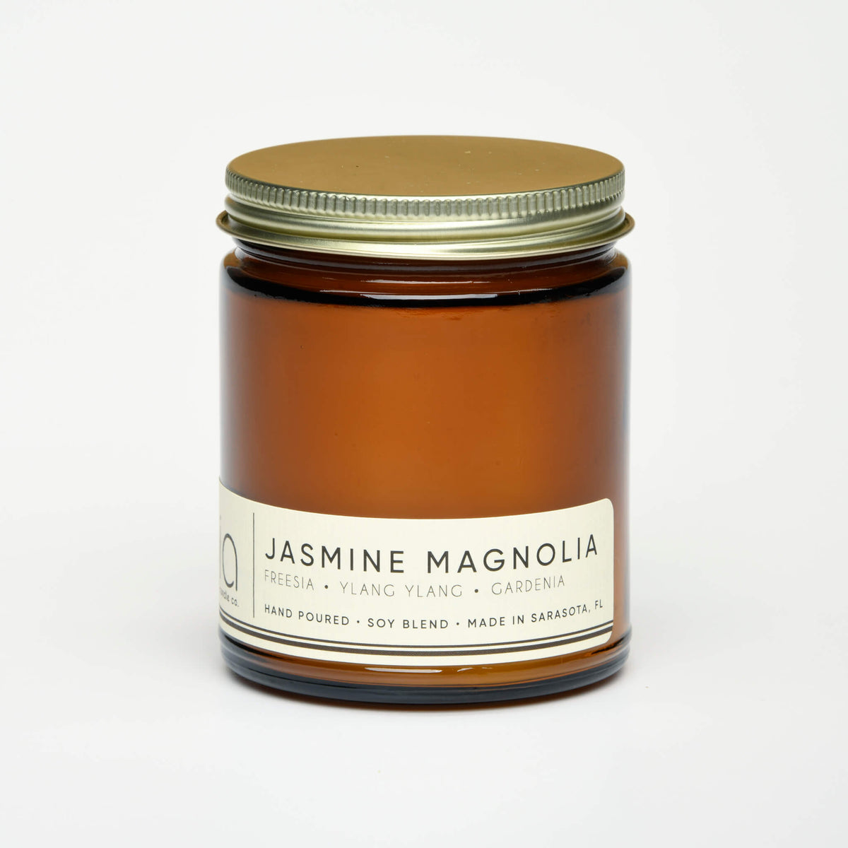 Jasmine Magnolia Soy Blend Candle — Gardenia, Ylang Ylang & Musk