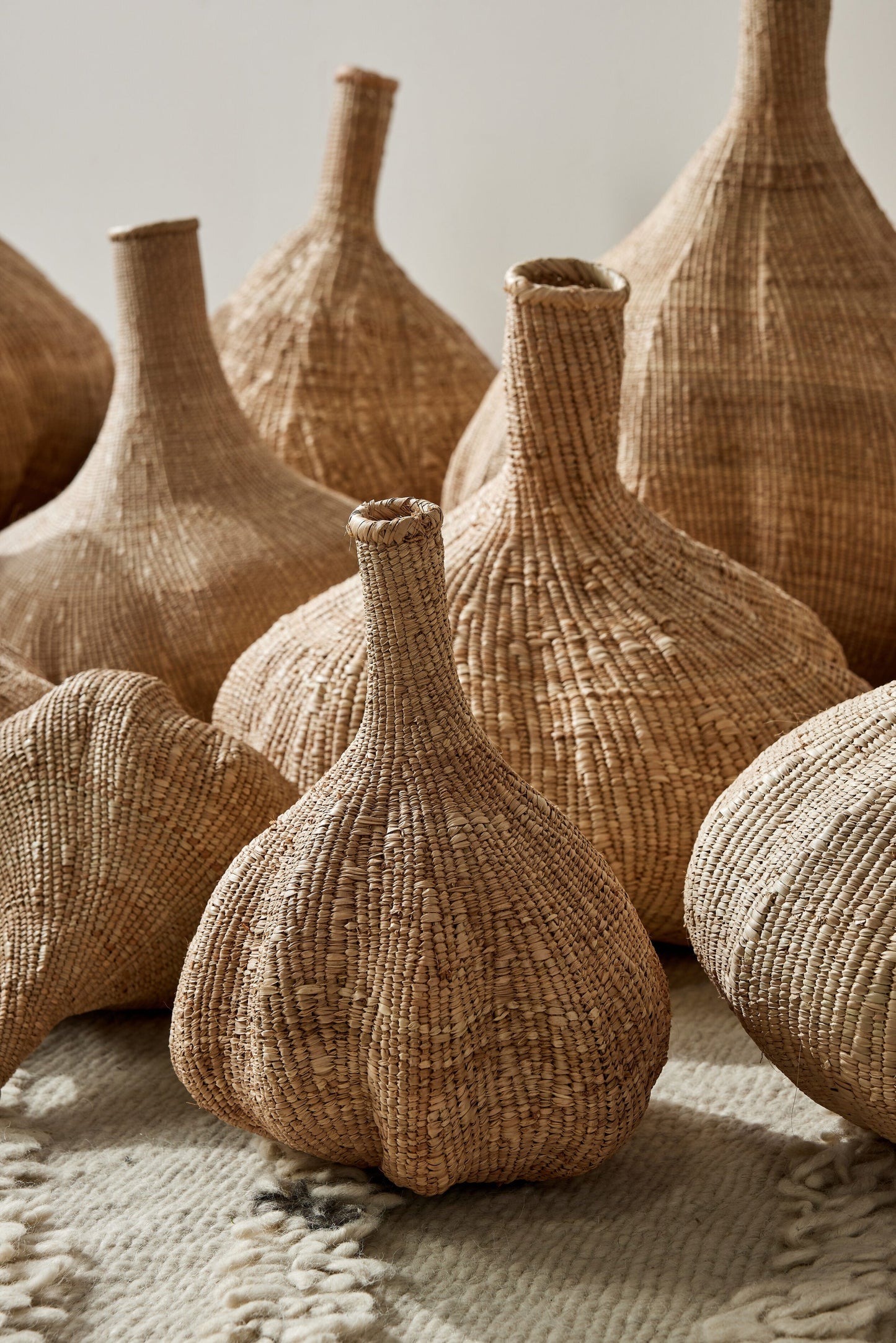Long-Necked Ilala Garlic Gourd Basket