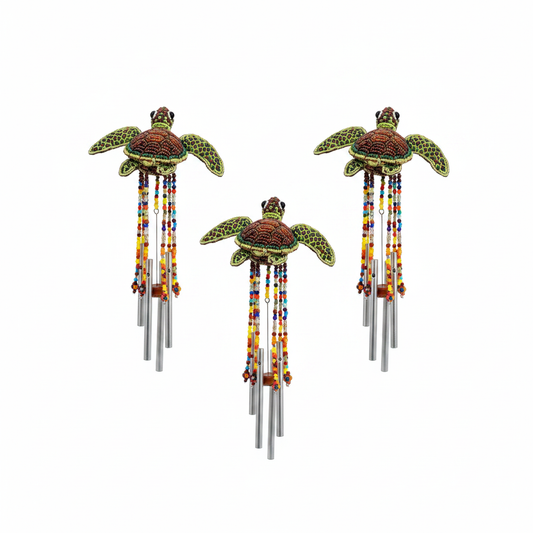 Sea Turtle Wind Chime, Sm  (Set of 3)