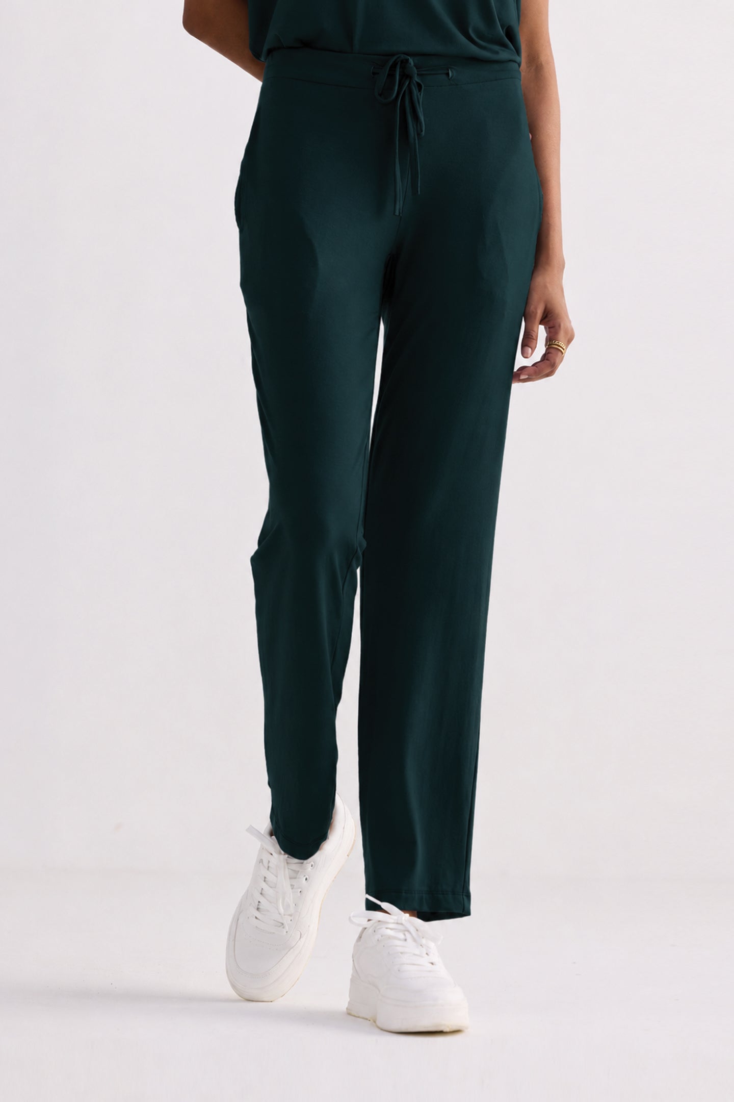 Wide Leg Pant in Teal